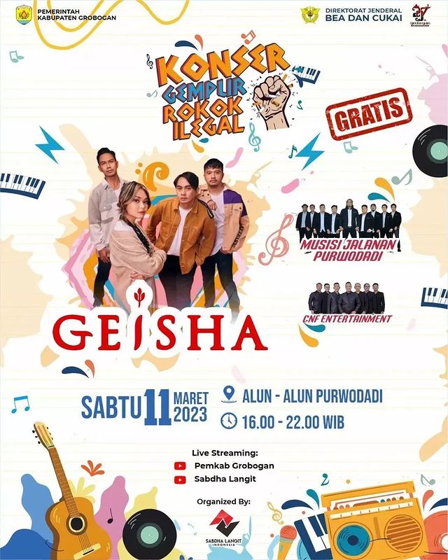 Konser Gempur Rokok Ilegal Hari Jadi Grobogan 297