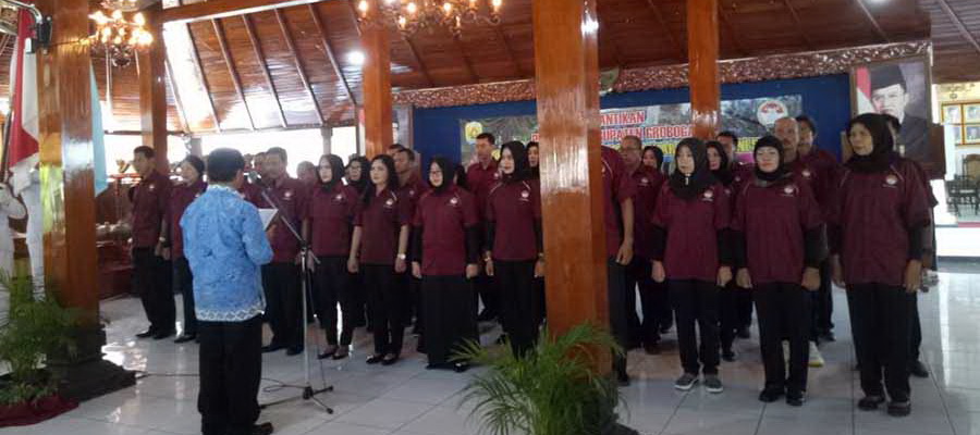 Pengurus FORMI Grobogan Periode 2018-2023 Dilantik di Pendapa Kabupaten