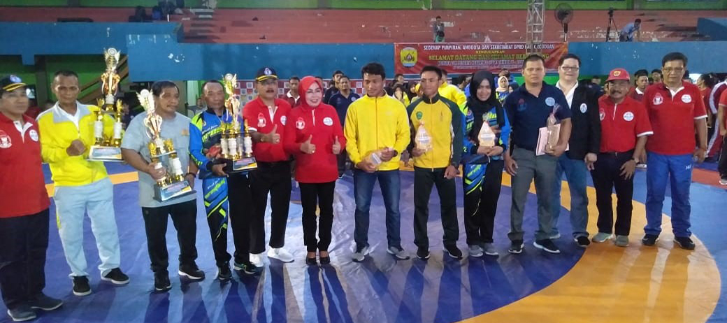 Bupati Grobogan Tutup Kejurnas Gulat Senior U23 di GOR Simpanglima Purwodadi