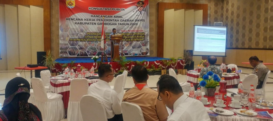 Pemkab Grobogan Gelar Konsultasi Publik Ranwal RKPD Tahun 2020