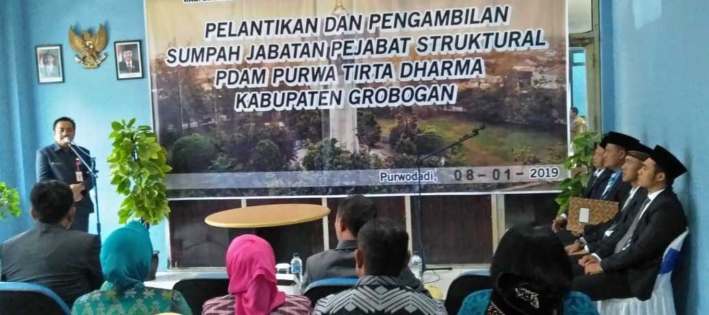  Sekda Grobogan Minta PDAM Tingkatkan Pelayanan pada Pelanggan