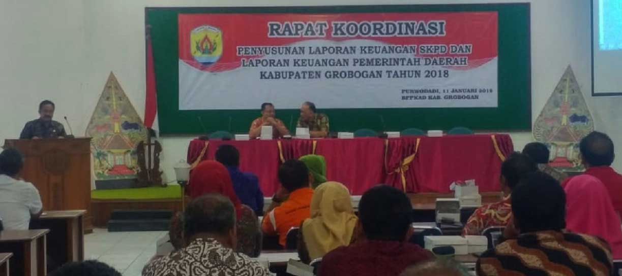  Kepala SKPD Diminta Segera Selesaikan Penyusunan Laporan Keuangan Tahun 2018