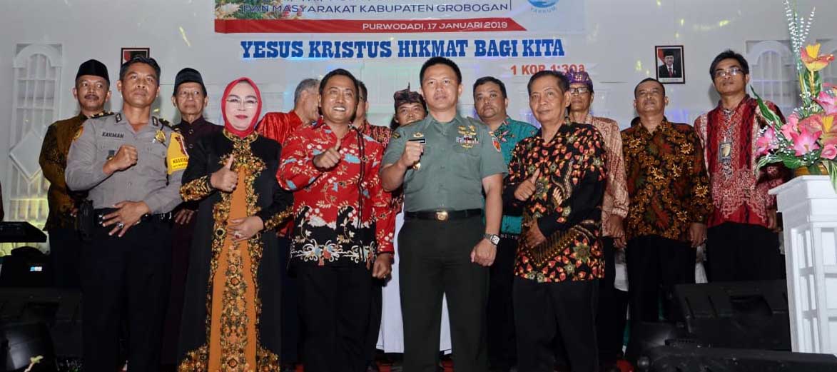  Bupati Minta Umat Nasrani Ikut Menjaga Suasana Kondusif di Grobogan