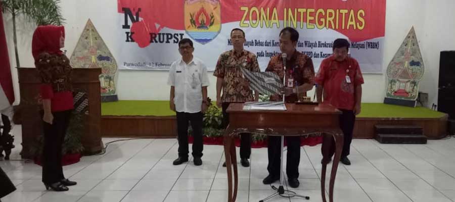     Pencanangan Pembangunan Zona Integritas Menuju WBK dan WBBM pada Empat OPD