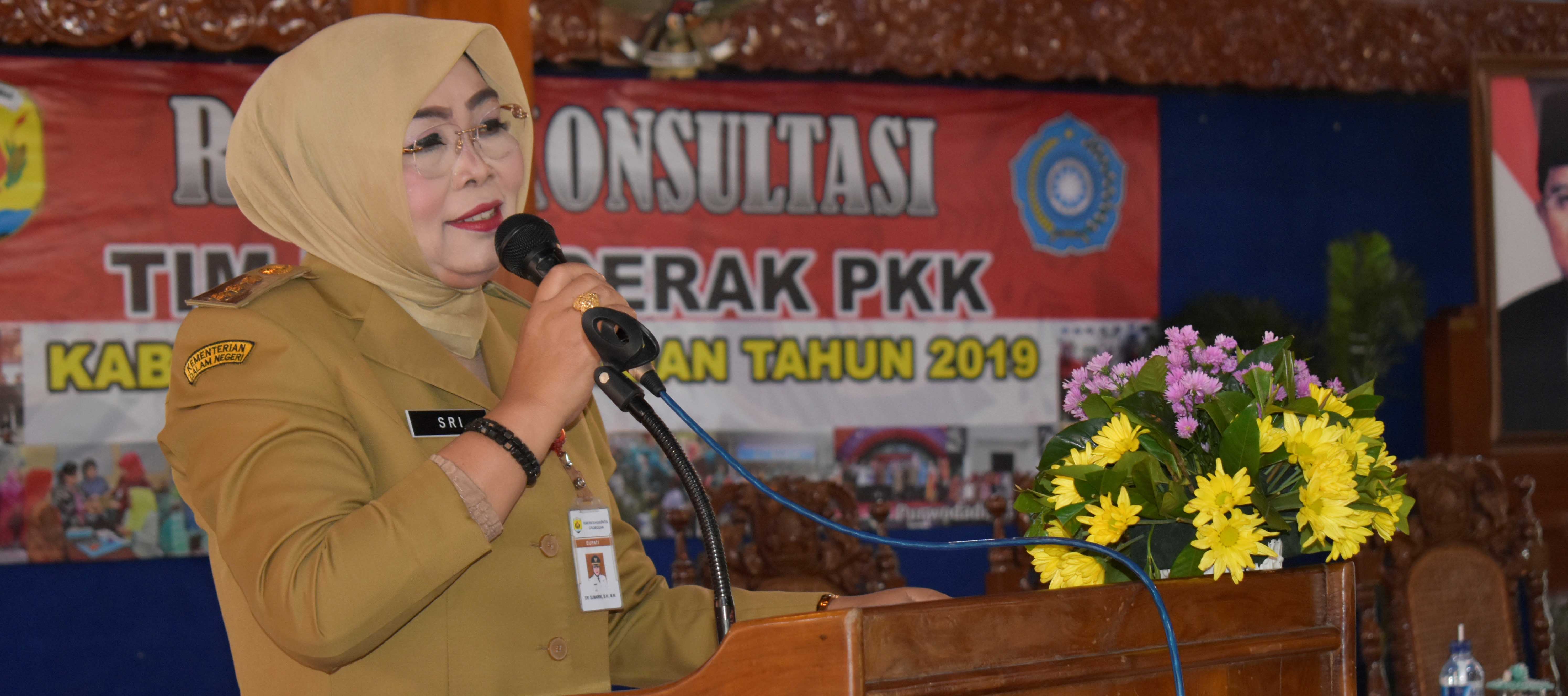 Bupati Grobogan Buka Rakon TP PKK th.2019