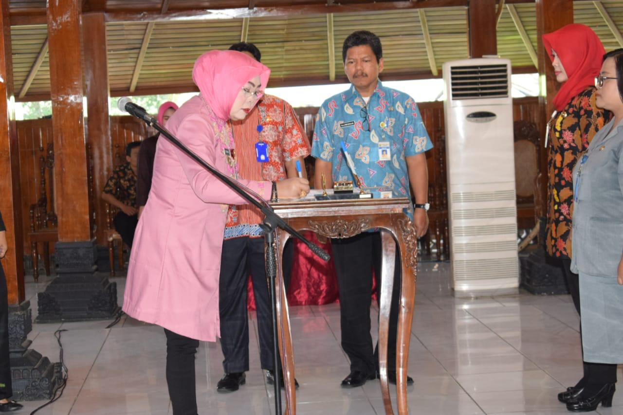 Bupati Grobogan Lakukan Pelantikan 473 Pejabat Fungsional