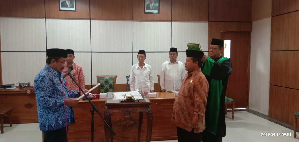 Sekda Grobogan Lantik Ketua Badan Amil Zakat Nasional Baru