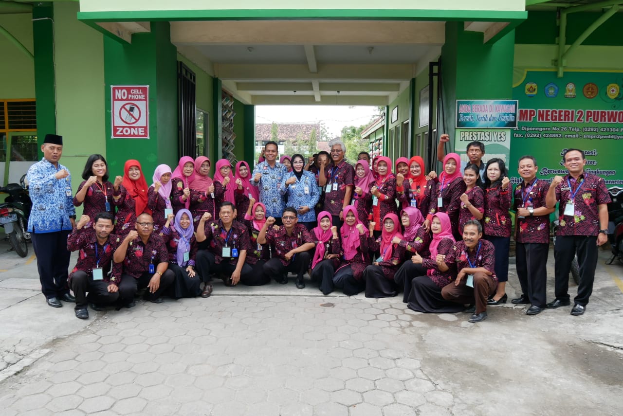 Bupati Grobogan Monitoring Pelaksaan Ujian Nasional Tingkat SMP