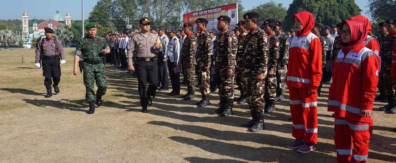 Polres Grobogan Langsungkan Apel Gelar Pasukan Operasi Ketupat 2019