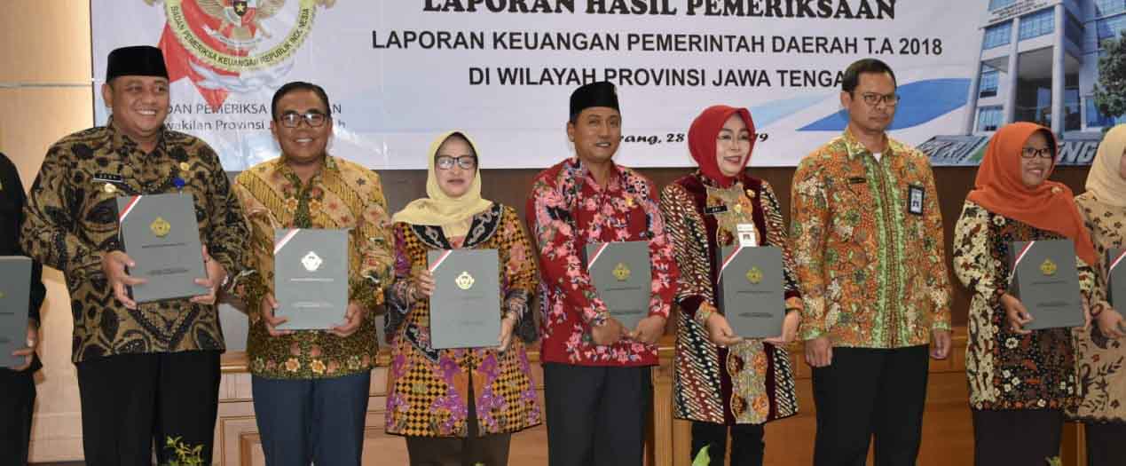 Pemkab Grobogan Berhasil Raih Opini WTP dari BPK untuk Keempat Kalinya