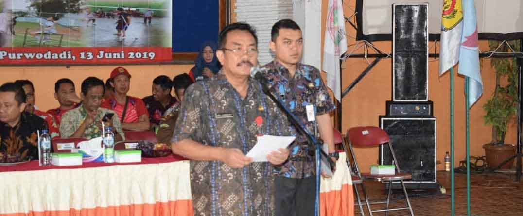 Sekda Grobogan Buka Kejurkab National Paralympic Committee 2019