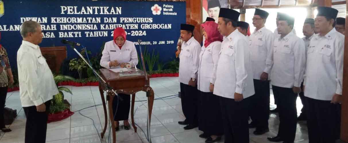 Bupati Grobogan Minta Pengurus PMI Tingkatkan Kesadaran Masyarakat Untuk Donor Darah