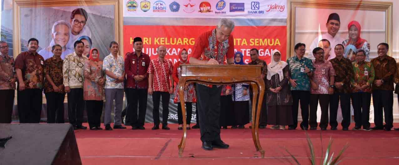 Gubernur Jateng Hadiri Puncak Peringatan HAN dan Harganas Tahun 2019 di Grobogan