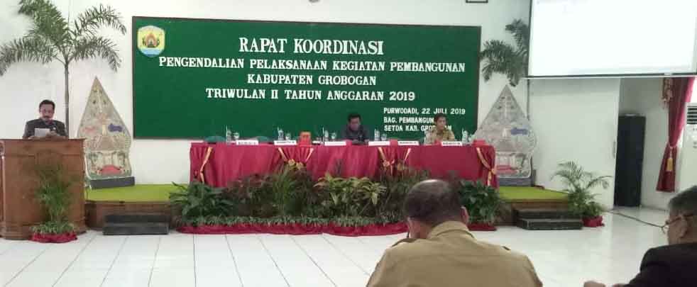 Sekda Grobogan Ingatkan Kepala OPD Agar Lakukan Akselerasi Kegiatan Pembangunan