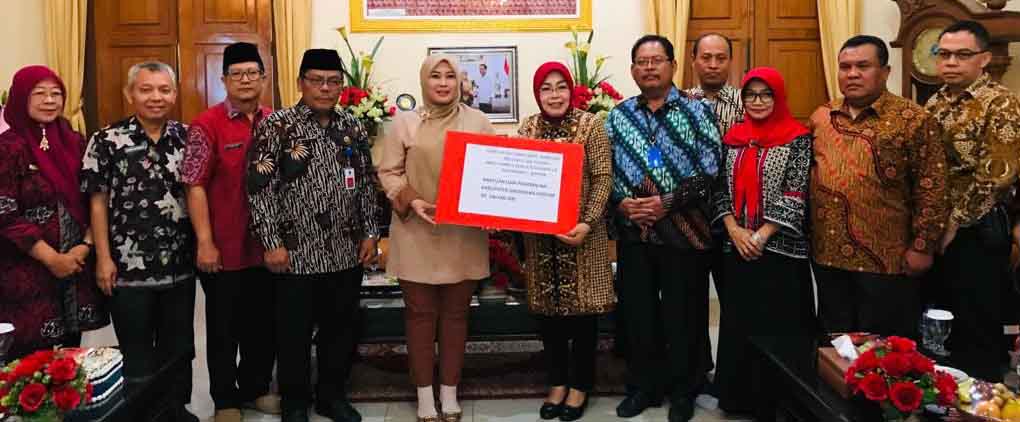 Pemkab Grobogan Serahkan Bantuan Korban Tsunami di Kabupaten Pandeglang