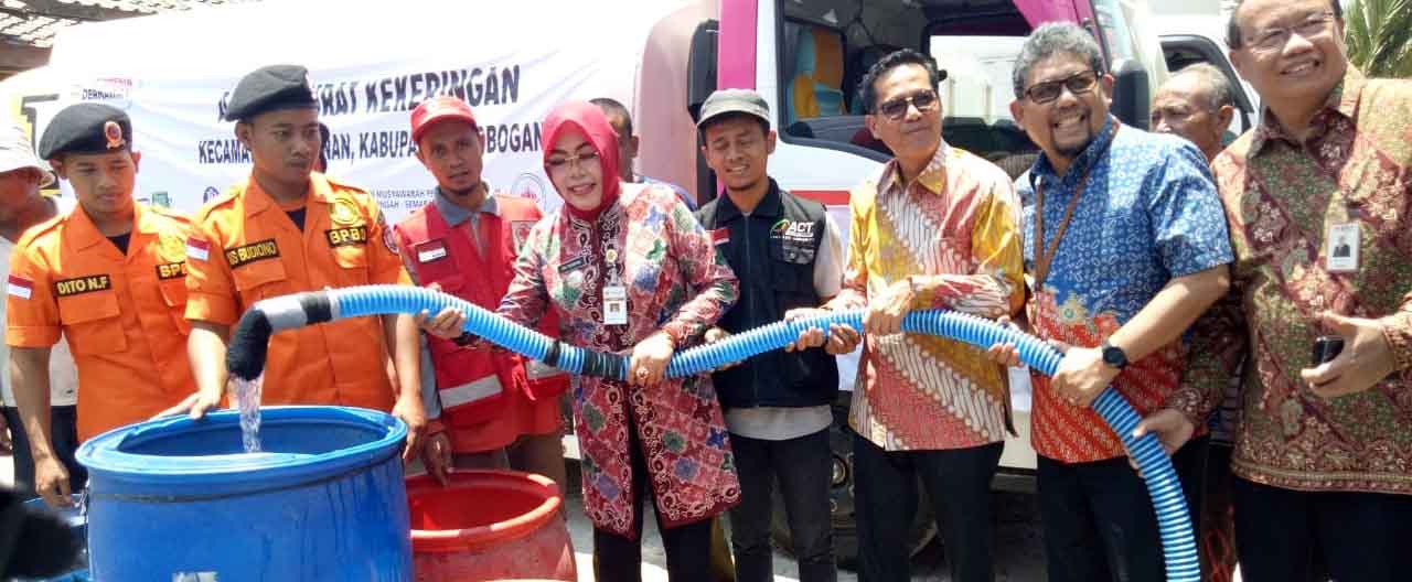    Perwakilan Bank Indonesia Jateng Bantu Air Bersih untuk Desa Kekeringan di Kecamatan Kradenan
