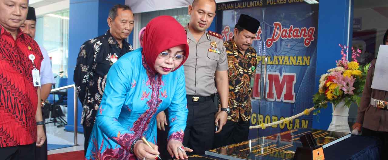 Bupati Resmikan Pembangunan Sarpras Baru Milik Polres Grobogan