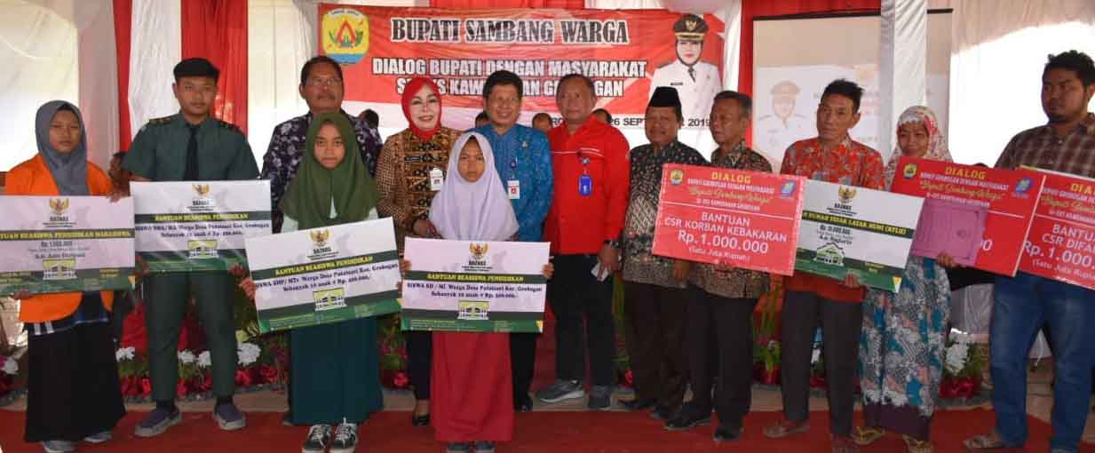 Serap Aspirasi, Bupati Gelar Acara "˜Sambang Warga"™ eks-Kawedanan Grobogan