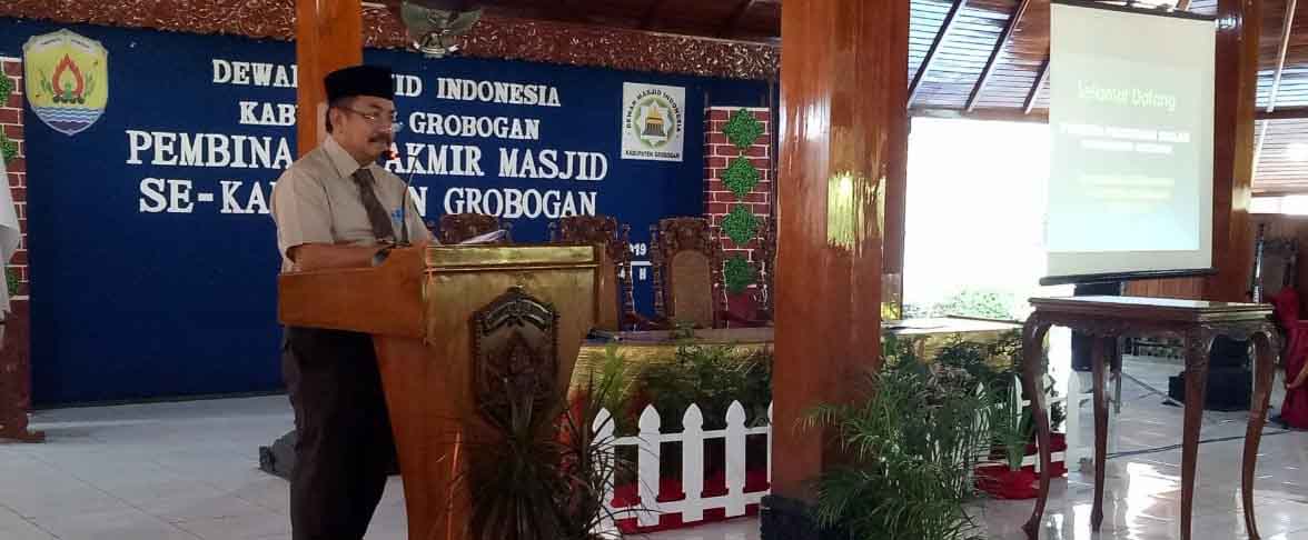  Sesda Grobogan Buka Pembinaan Takmir Masjid Se-Kabupaten