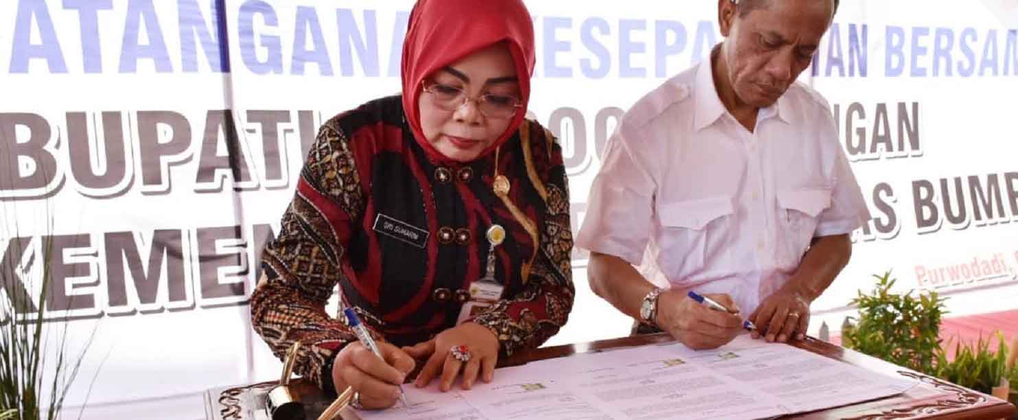 Pemkab Grobogan dan Badan Ketahanan Pangan Kementan Teken Kesepakatan Bersama