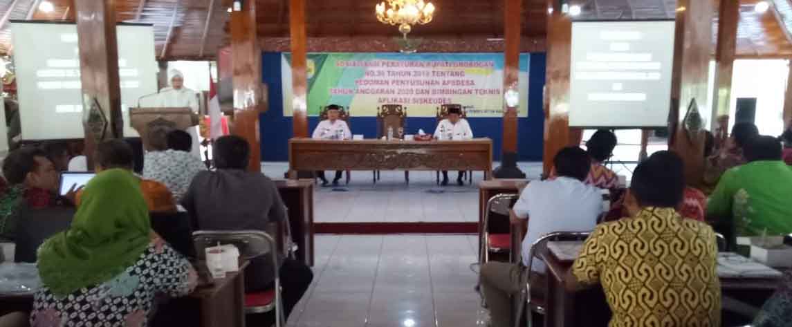 Bupati Grobogan Minta Penyusunan APBDes 2020 Harus Diselesaikan Tepat Waktu