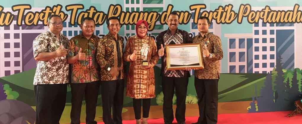 Pemkab Grobogan Berhasil Meraih Penghargaan Bidang Agraria dan Tata Ruang