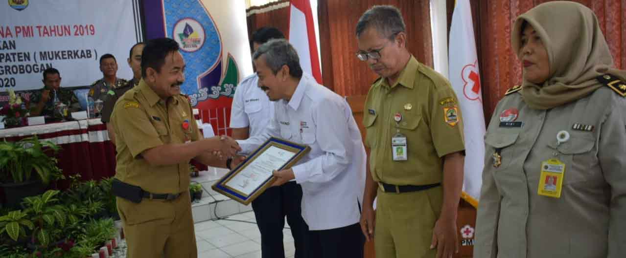 Penerimaan Bulan Dana PMI Grobogan Tahun 2019 Melebihi Target