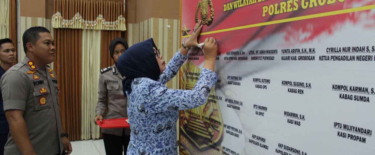 Polres Grobogan Gelar Pencanangan Pembangunan Zona Integritas