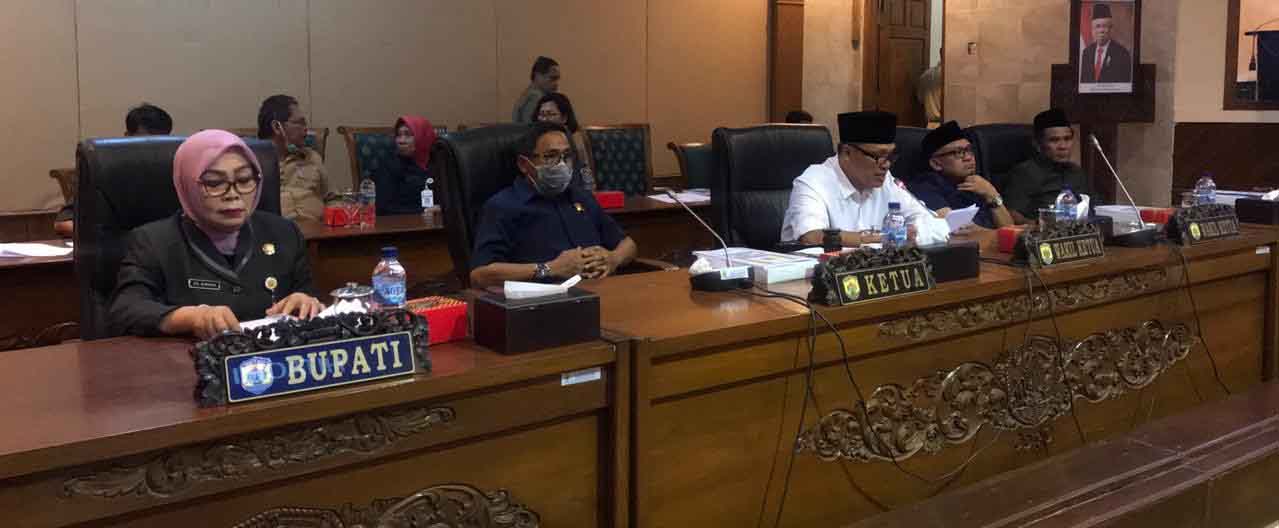 Bupati Sampaikan Laporan Keterangan Pertanggungjawaban Akhir Tahun Anggaran 2019