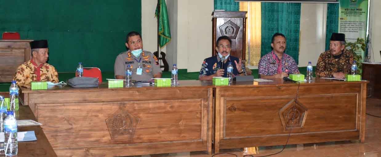 Sekda Grobogan Hadiri Rakor dengan MUI dan Ormas Islam Grobogan