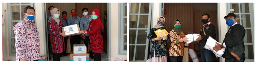 Laporan Penerimaan dan Distribusi Logistik di Posko Penerimaan Logistik Bencana COVID - 19 Kabupaten Grobogan   (Selasa, Tanggal 21 April 2020 )