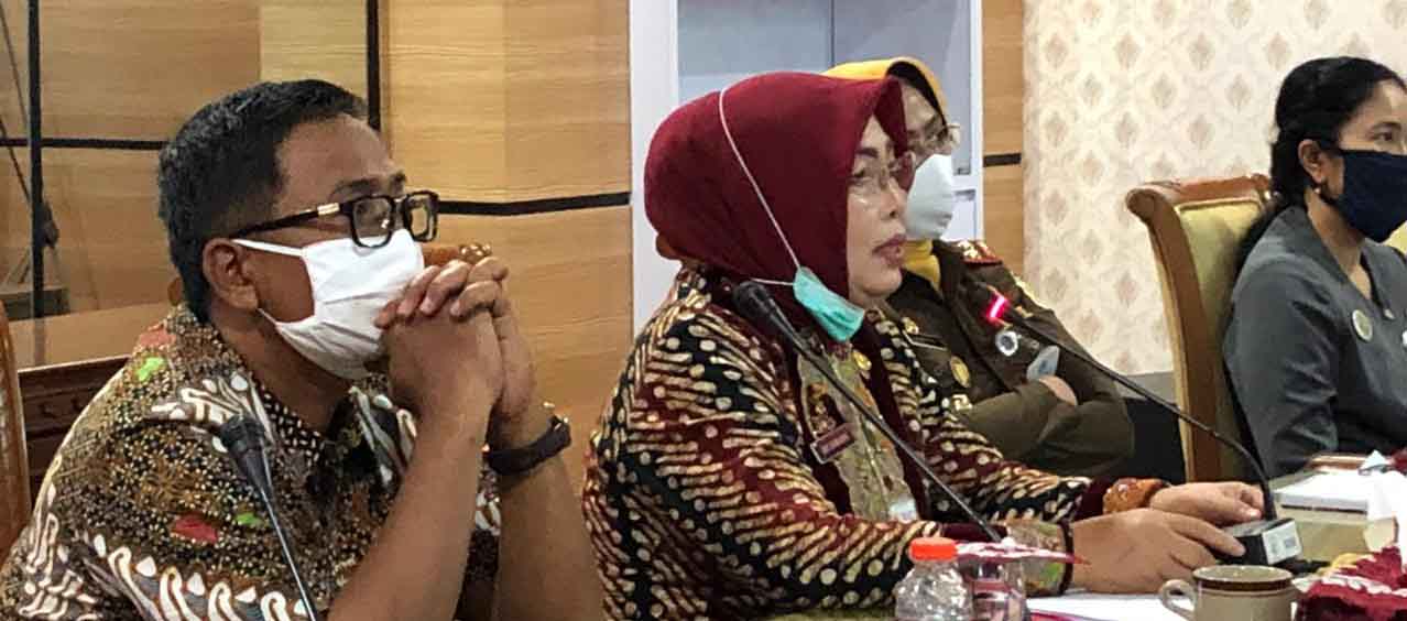 Bupati Grobogan Pimpin Rapat Evaluasi Perkembangan Penanganan Covid-19