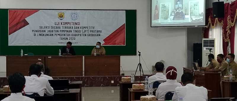 Bupati Grobogan Buka Tahapan Uji Kompetensi Seleksi Terbuka Pengisian JPT Pratama