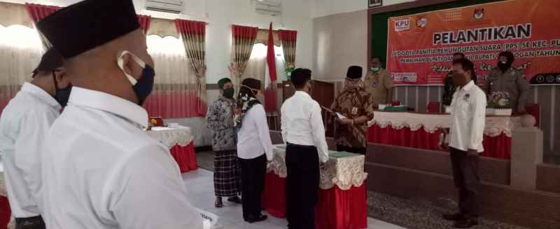 Anggota Panitia Pemungutan Suara untuk Pelaksanaan Pilkada 2020 Dilantik