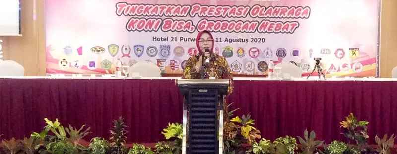 Buka Musorkab KONI, Bupati Minta Prestasi Olahraga Ditingkatkan