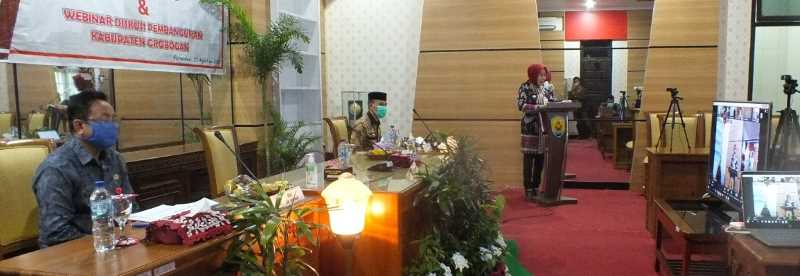 Bupati Grobogan Kukuhkan Pengurus Dewan Riset Daerah Periode 2020-2023