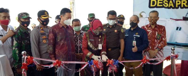 Bupati Grobogan Launching Pengeboran Perdana Gas Alam di Desa Pranten