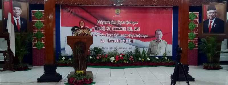 Kepala Badan Kesbangpol Jateng Menjabat Sebagai Penjabat Sementara Bupati Grobogan