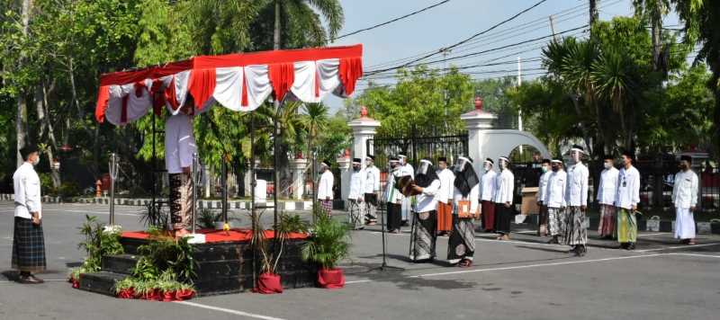 Pjs Bupati Grobogan Pimpin Upacara Peringatan Hari Santri Nasional Tahun 2020