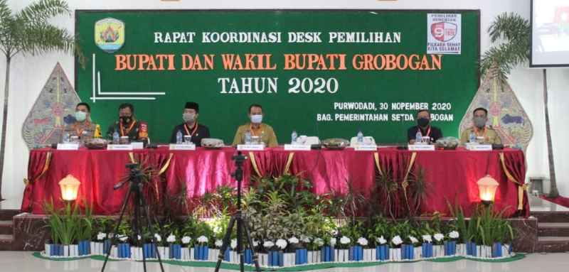 Pjs Bupati Grobogan Minta Desk Pilkada Saling Koordinasi dan Komunikasi