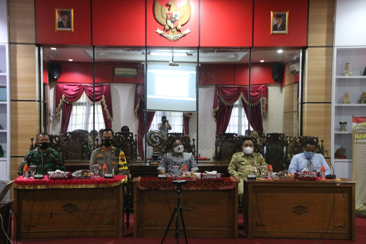 Vidcond Upaya Percepatan Penanganan Covid-19