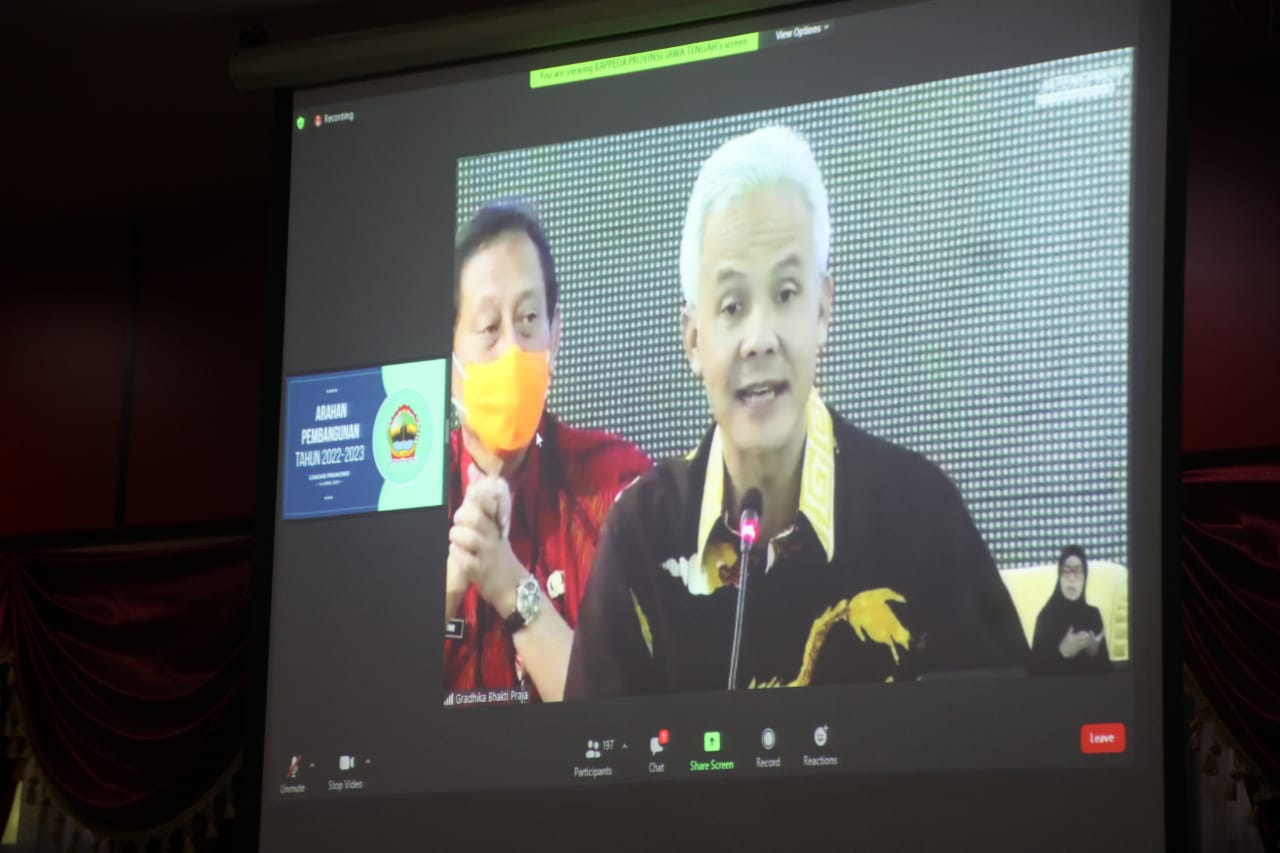 Musrenbang Provinsi Perubahan RPJMD Provinsi Jawa Tengah Tahun 2018-2023 dan RKPD Provinsi Jawa Tengah tahun 2023