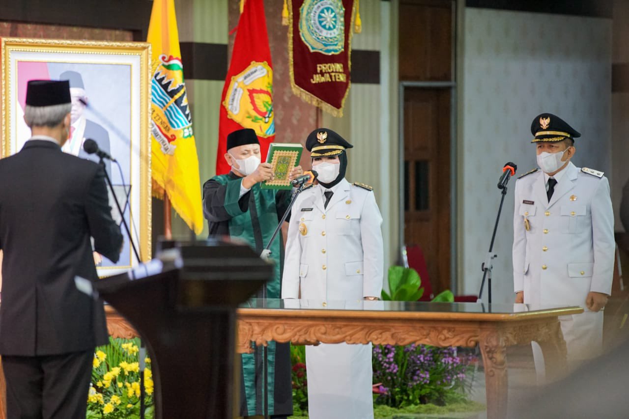 Bupati dan Wakil Bupati Grobogan Terpilih Dilantik