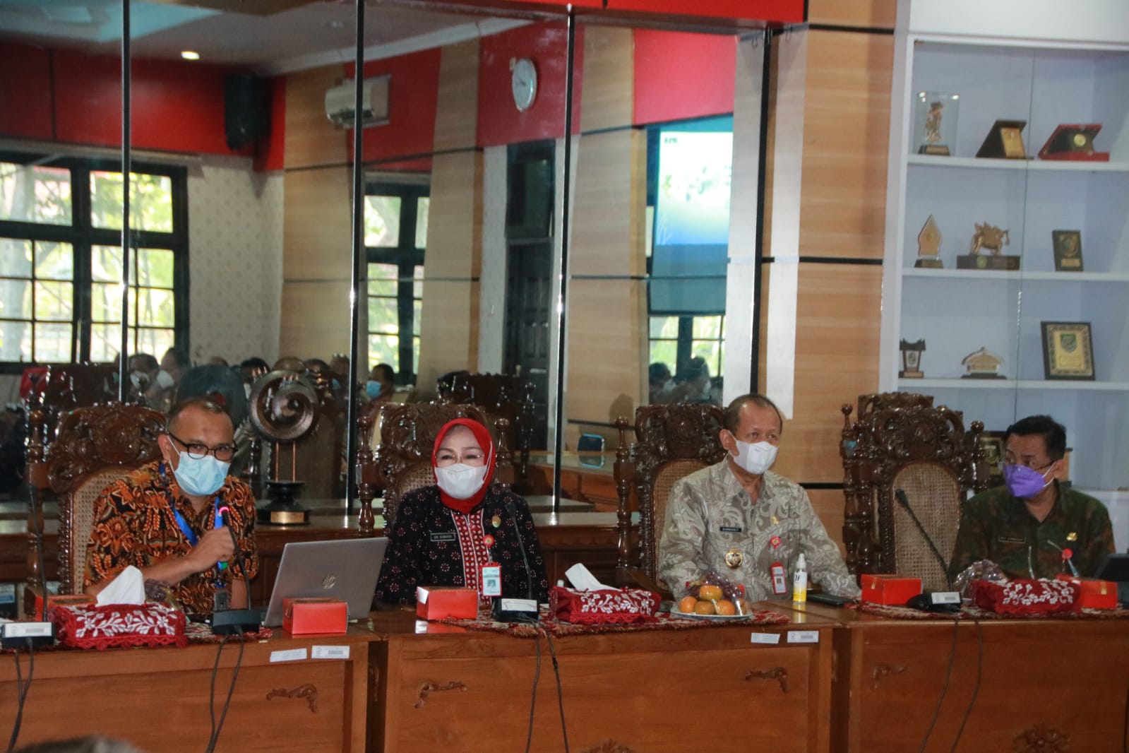 Grobogan Peringkat 4 Se- Jateng Monev Capaian Pencegahan  Korupsi Tematik