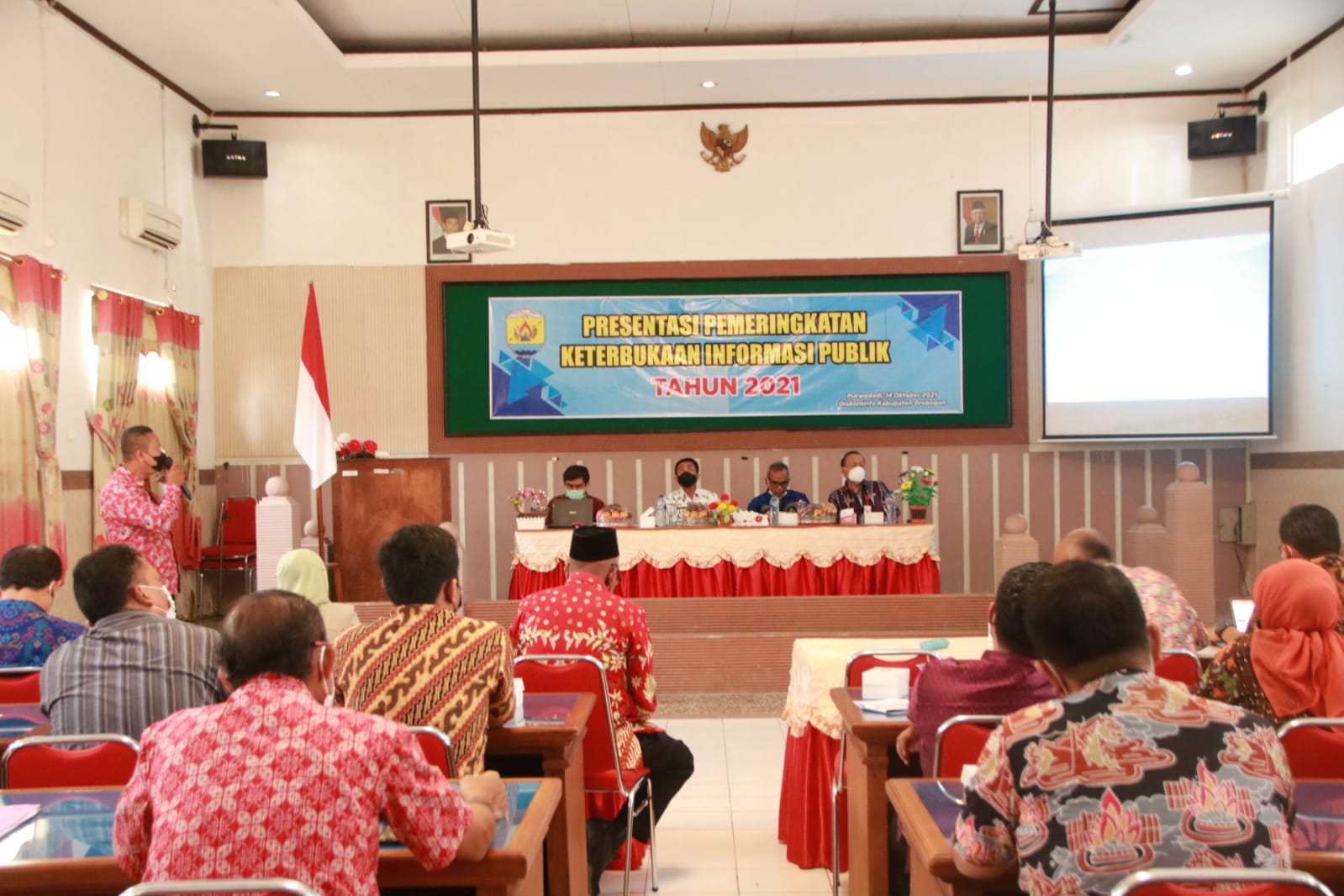 Diskominfo Gelar Presentasi Pemeringkatan Informasi Keterbukaan Publik