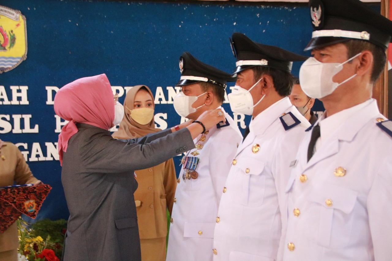 Bupati Grobogan Lantik Kepala Desa Hasil Pilkades Antar Waktu