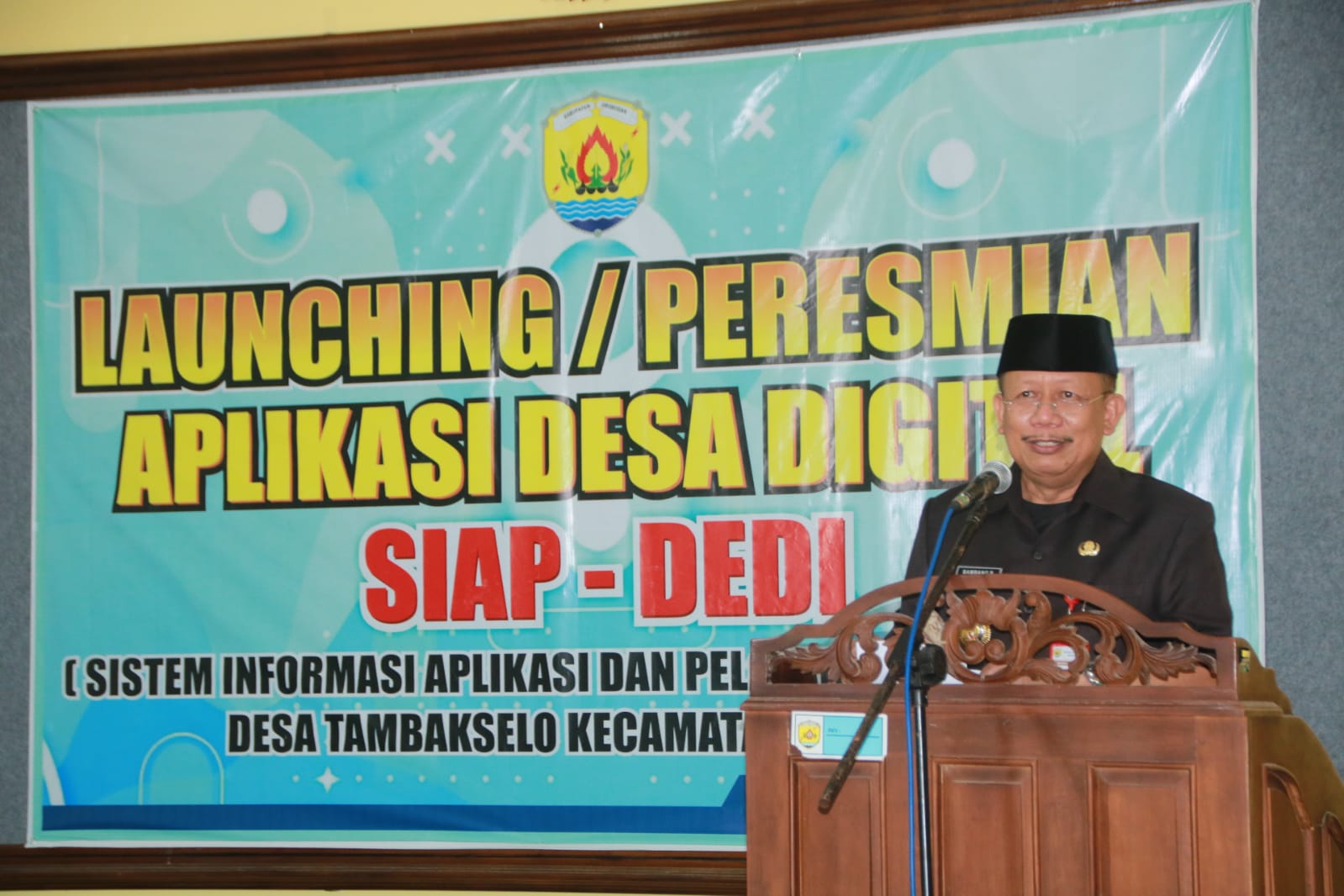 Launching Desa Berbasis Digital Bambang Minta agar Permudah Pelayanan Masyarakat