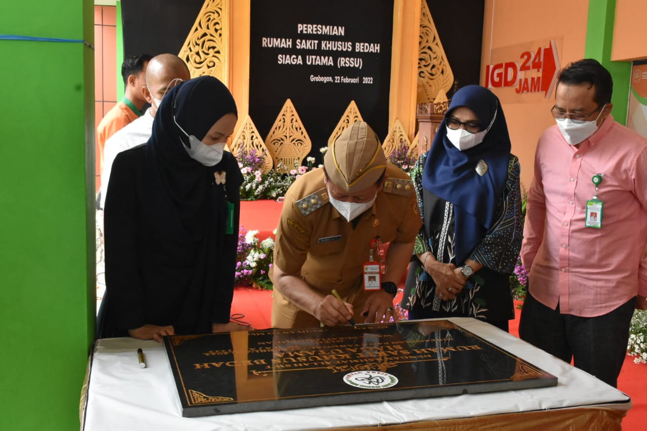 Tambah Akses Layanan Kesehatan, Wabup Grobogan Resmikan RS Siaga Utama