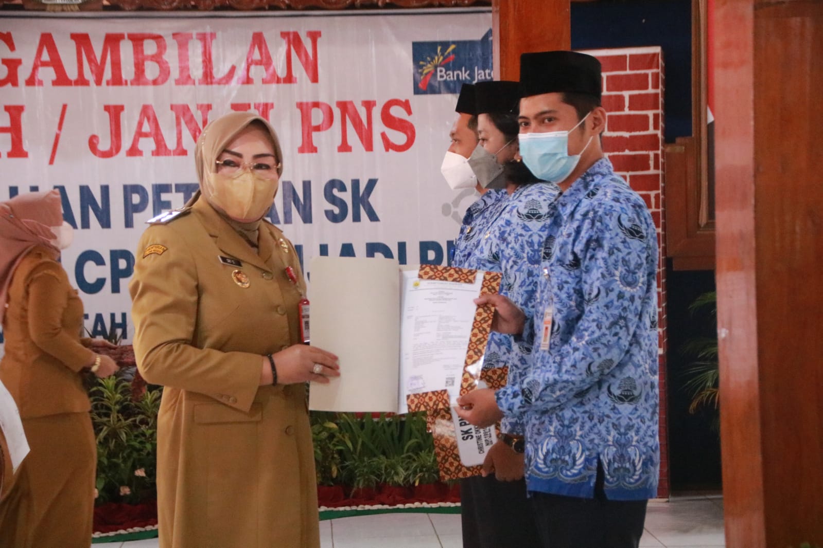 Bupati Grobogan Lantik 451 CPNS menjadi PNS