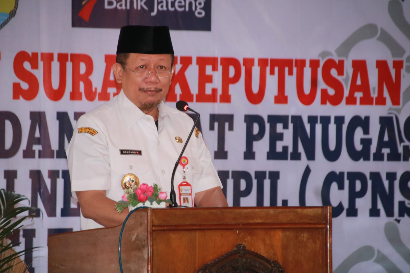 Wakil Bupati Grobogan Serahkan 242 SK CPNS